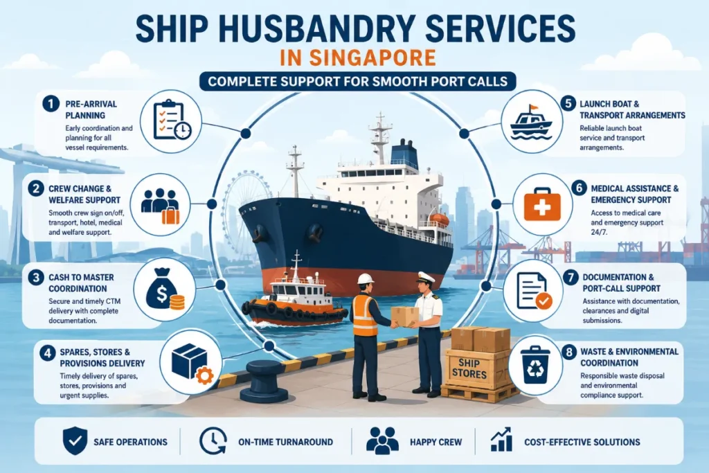 ship husbandry services in singapore