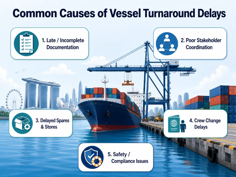 Vessel delays