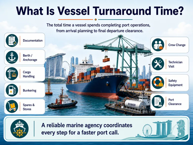 vessel turnaround time