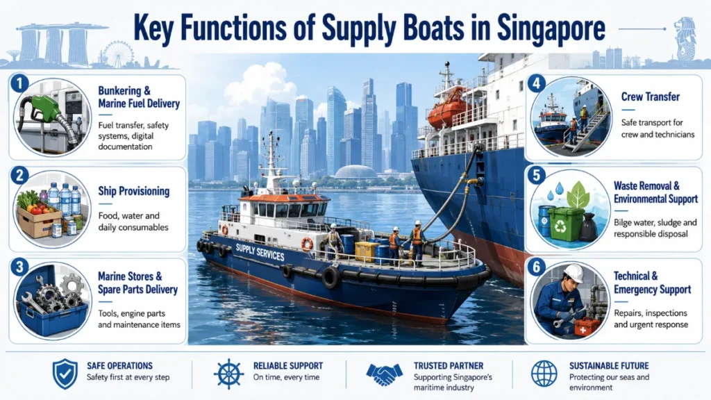 supply boats in singapore