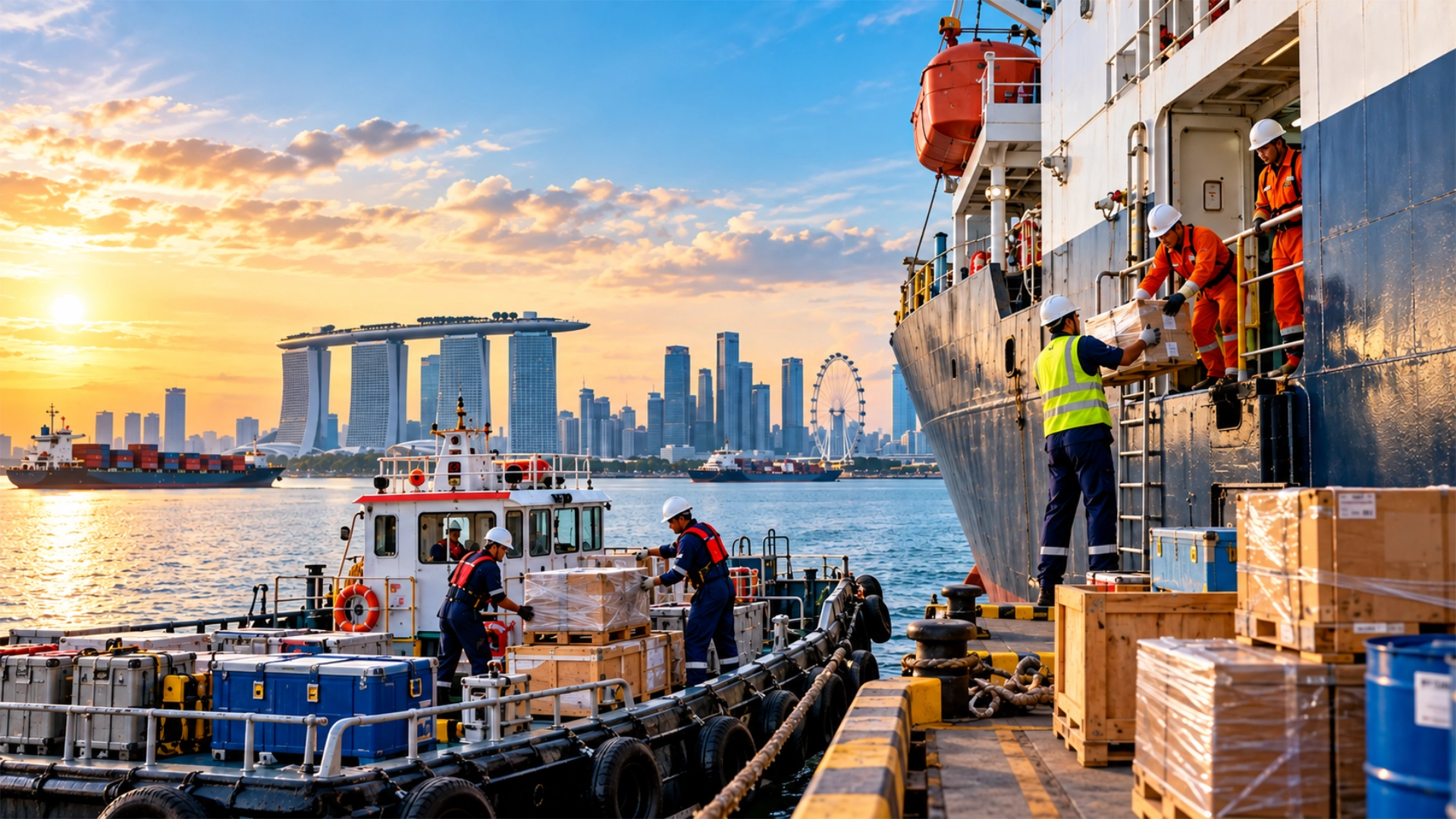 Ship supply chain management